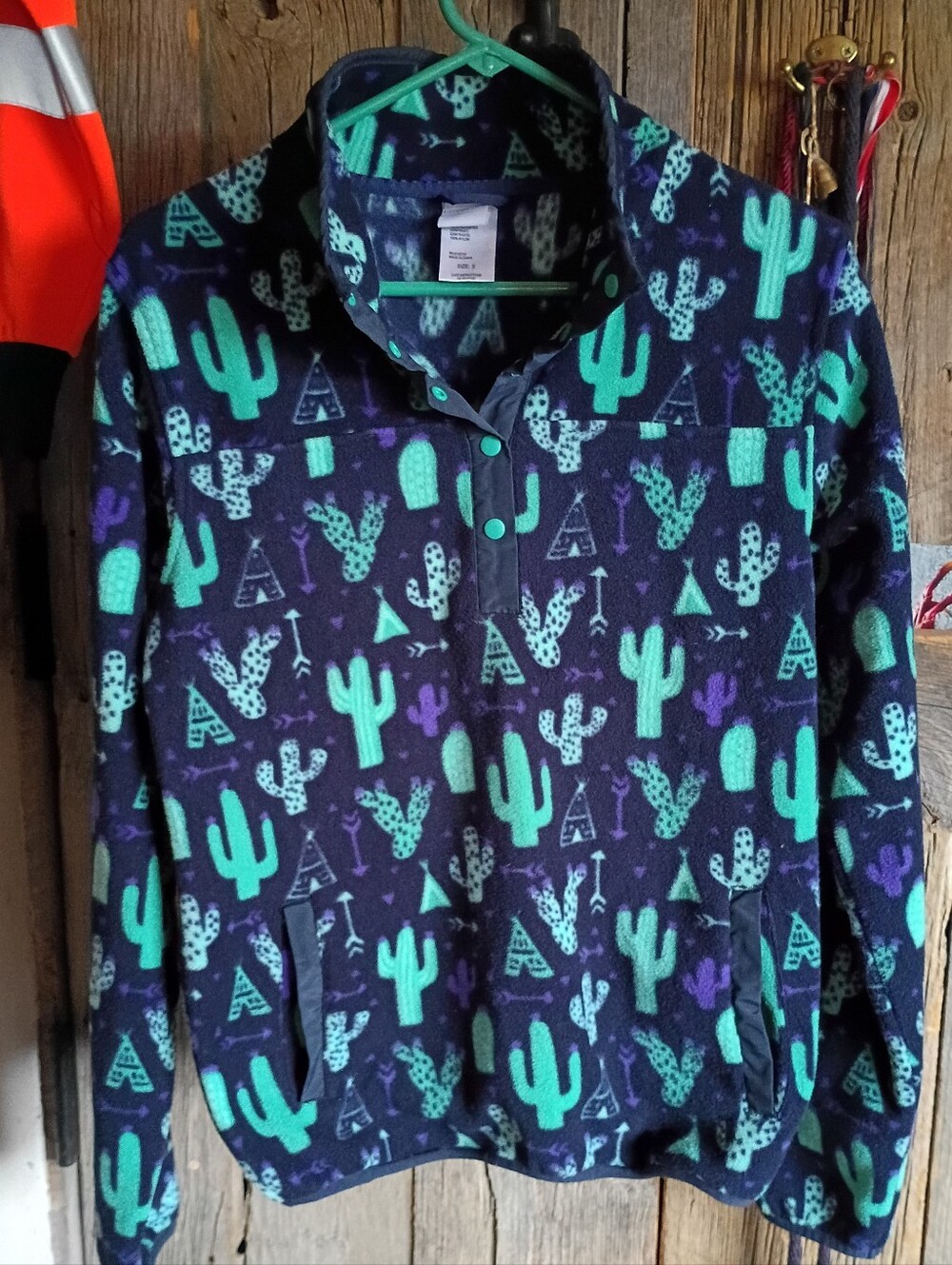Cinch Fleece Cactus Southwest 1/4 Snap